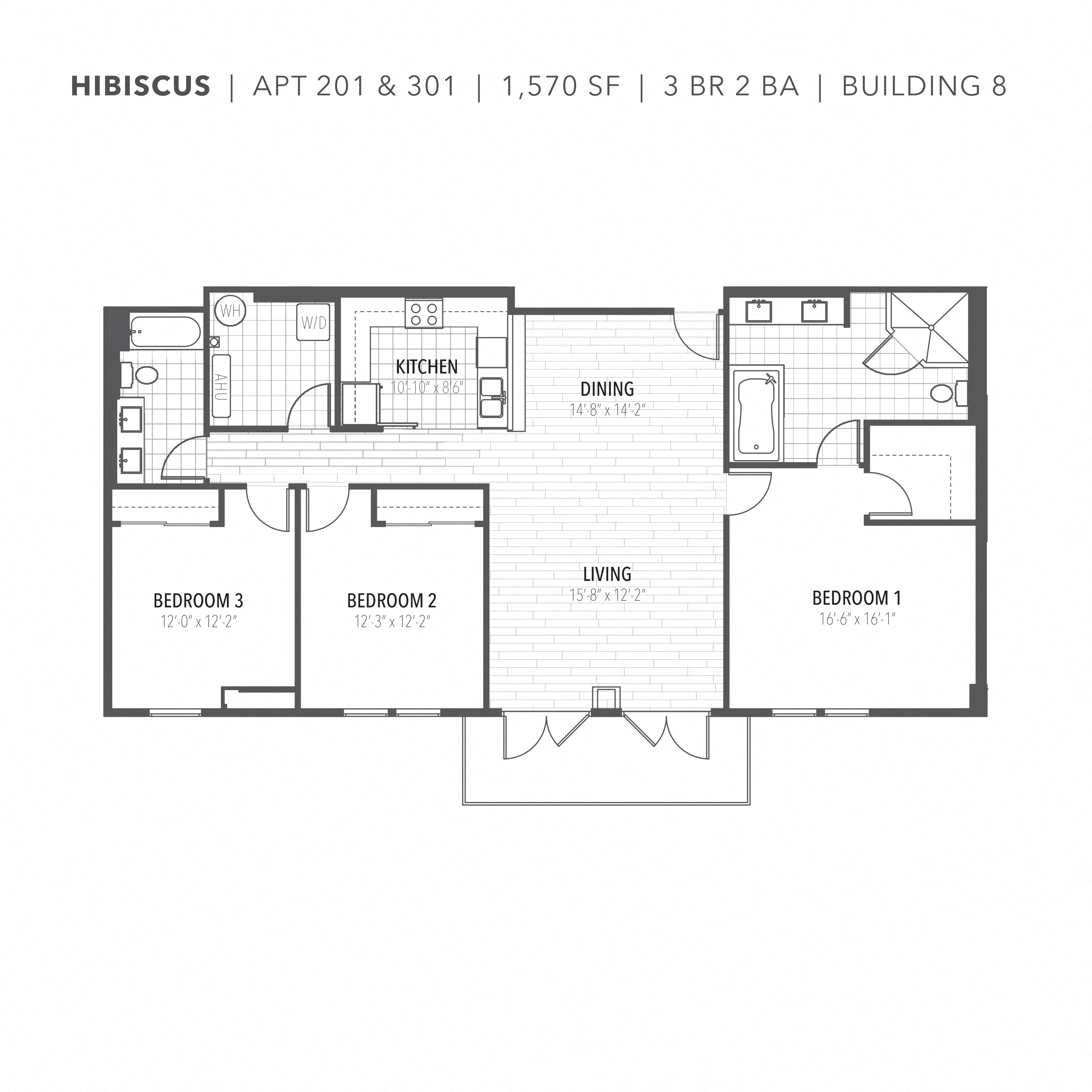 New Apartments In Gainesville Floor Plans at The Flats at Tioga Town